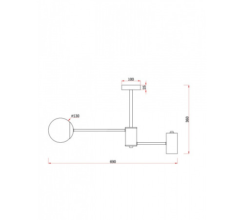 Люстра на штанге Freya Starshine FR5325CL-03BS