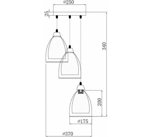 Подвесной светильник Freya Astery FR5375PL-03CH2