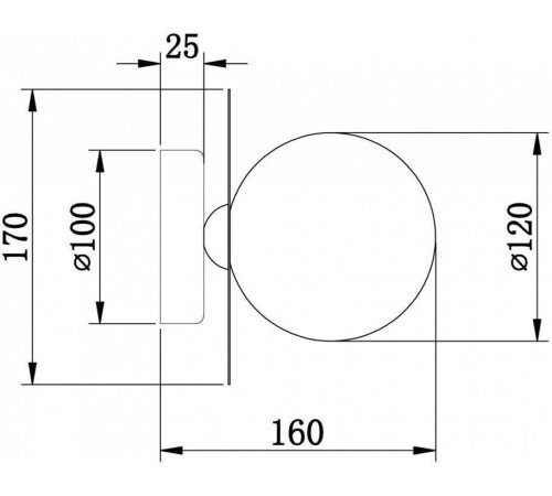 Бра Freya Sepia FR5391WL-01BS