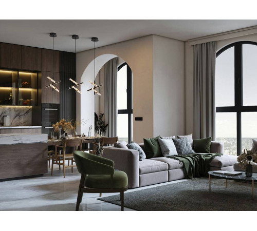 Люстра на штанге Freya Brilliance FR5557PL-L22B