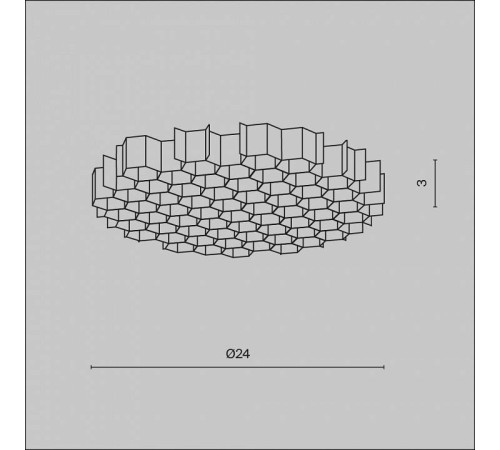 Сотовый фильтр Maytoni Focus T HoneyComb-D24
