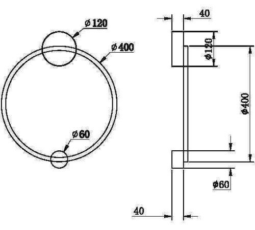 Накладной светильник Maytoni Halo MOD005WL-L24BSK