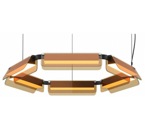 Подвесная люстра Maytoni Flat MOD296PL-L40BC3K