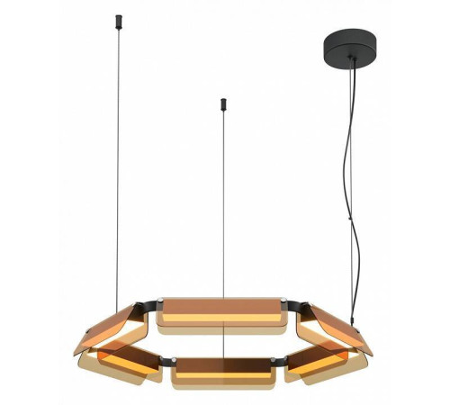 Подвесная люстра Maytoni Flat MOD296PL-L40BC3K