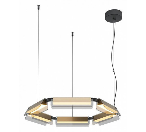 Подвесная люстра Maytoni Flat MOD296PL-L40BS3K