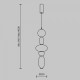Подвесной светильник Maytoni Adore MOD297PL-L24BS3K1