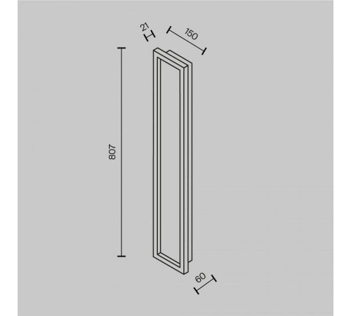 Накладной светильник Maytoni Orign MOD311WL-L70B3K