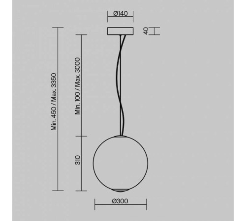 Подвесной светильник Maytoni Bruma MOD397PL-L15CH3K