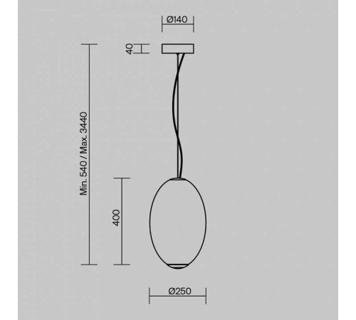 Подвесной светильник Maytoni Bruma MOD397PL-L19CH3K