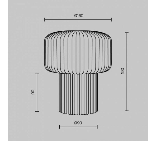 Настольная лампа декоративная Maytoni Omaggio MOD404TL-01GR