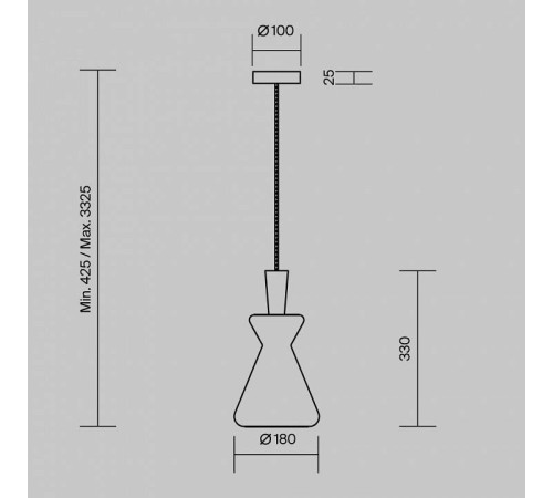 Подвесной светильник Maytoni Toys MOD405PL-01W2