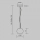 Подвесной светильник Maytoni Basic Texture MOD461PL-01BG