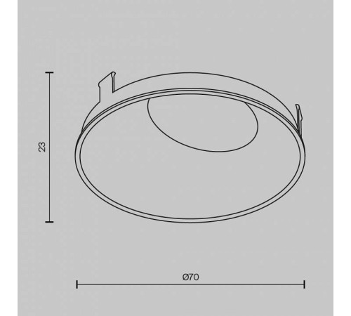 Кольцо декоративное Maytoni Wise Ring057-10-B