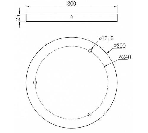 Основание для светильника Maytoni Universal base SPR-BASE-R-03-B