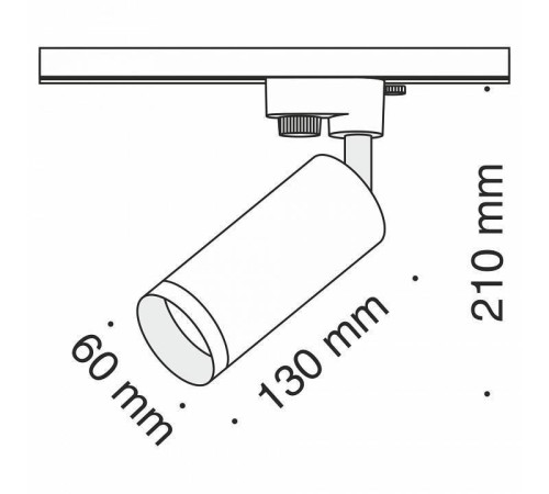 Светильник на штанге Maytoni Focus TR004-1-GU10-W