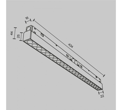 Встраиваемый светильник Maytoni Points TR031-4-24WTW-DD2-B