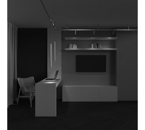 Подвесной светильник Maytoni Focus Led TR156-1-5W3K-PT