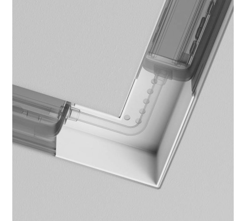 Соединитель угловой L-образный для треков встраиваемых Maytoni Accessories for tracks Radity TRA084CL-12W