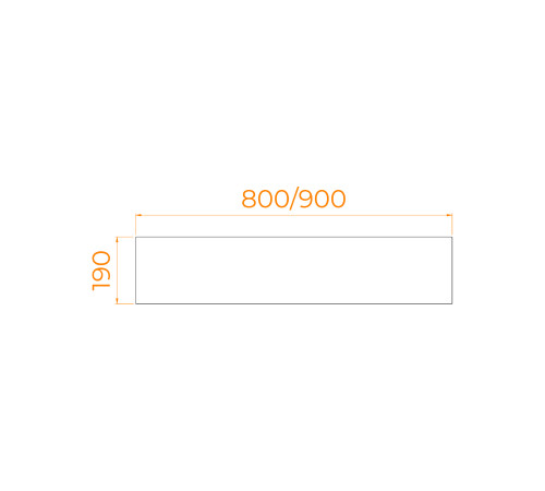 Экран для поддона RGW NB/LUX боковой 16230112-80