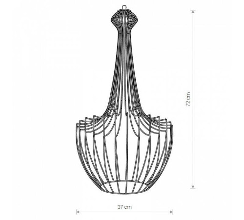 Плафон металлический Nowodvorski Cameleon Luksor S G 8596