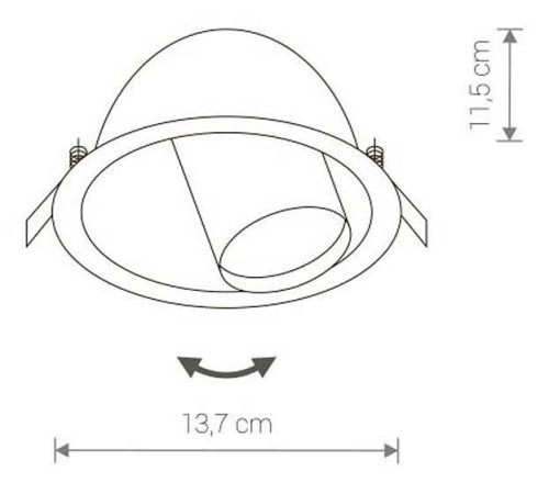 Встраиваемый светильник Nowodvorski Dot 9378