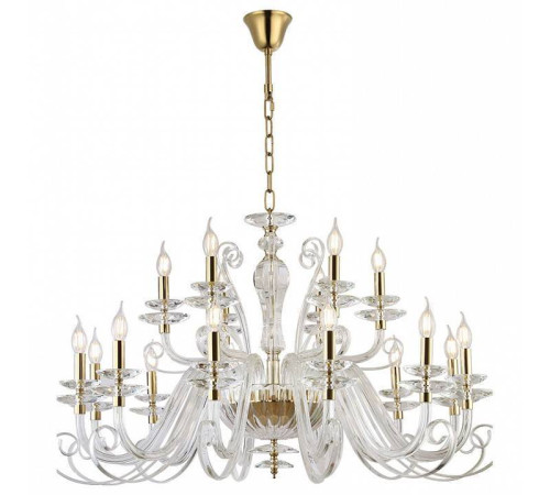 Подвесная люстра Newport ANNABELLE 8576+12/C gold polished