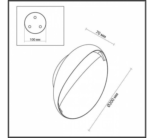 Накладной светильник Odeon Light Vela 7004/7WL
