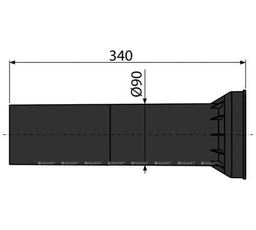 Удлинитель для унитаза AlcaPlast M148