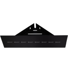 Полка Aquanet Магнум Н 280х280х120 мм угловая черный матовый 00341536