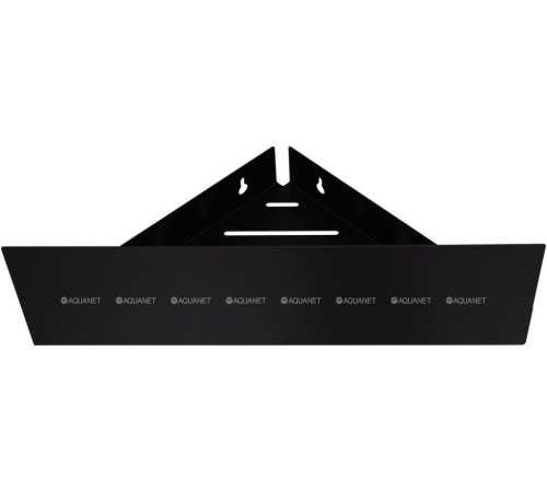 Полка Aquanet Магнум Н 280х280х120 мм угловая черный матовый 00341536
