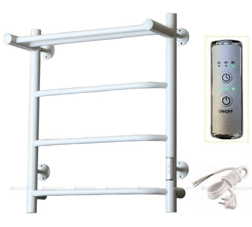 Полотенцесушитель водяной Тругор Пэк сп 6 П 60х50 с полкой белый ВГП 00-00042761