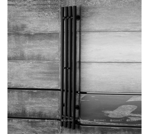 Полотенцесушитель водяной Тругор Пэк сп Вектор 120х15 черный ВГП 00-00043622