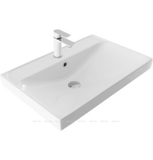 Комплект 1 Раковина керамическая накладная Aquanet Flash 710x465x195 мм 00333267
