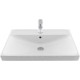 Комплект 1 Раковина керамическая накладная Aquanet Flash 710x465x195 мм 00333267