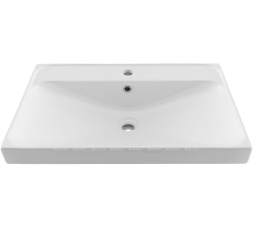 Комплект 1 Раковина керамическая накладная Aquanet Flash 710x465x195 мм 00333267