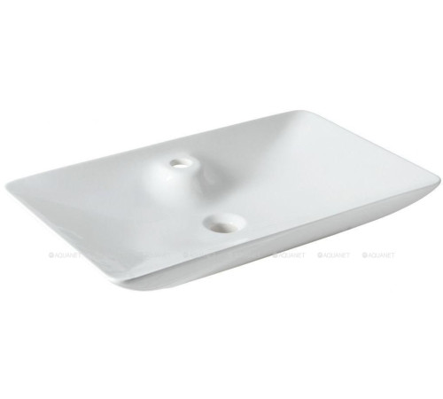 Раковина накладная Allen Brau FANTASY Y 644x395 мм с отверстием белая 4.11017.20
