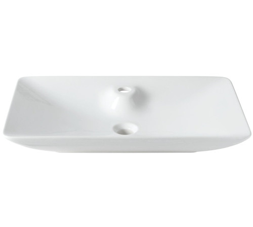 Раковина накладная Allen Brau FANTASY Y 644x395 мм с отверстием белая 4.11017.20