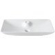 Раковина накладная Allen Brau FANTASY Y 644x395 мм с отверстием белая 4.11017.20