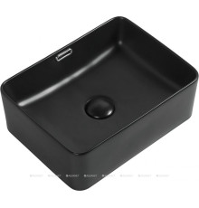 Раковина накладная Aquanet PERFECT-1-MB 405х315х140 мм черный матовый PERFECT-1-MB