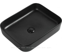 Раковина накладная Aquanet SOUL-1-MB 500x400x135 мм черный матовый SOUL-1-MB