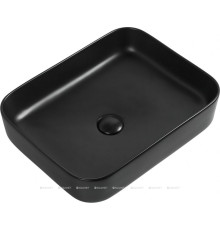 Раковина накладная Aquanet SOUL-1-MB 500x400x135 мм черный матовый SOUL-1-MB