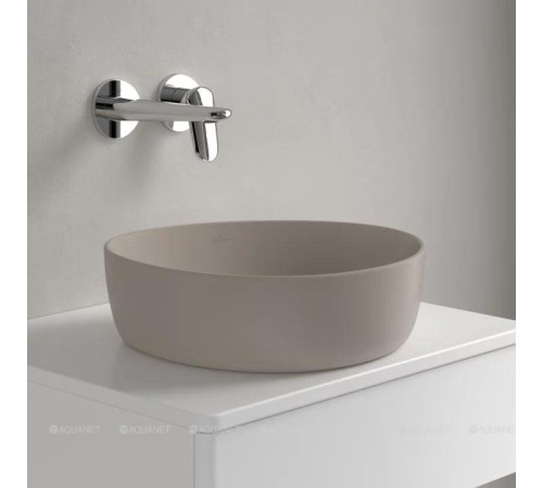 Раковина накладная Villeroy & Boch Antao 400x395x145 мм цвет Almond 4A7240AM