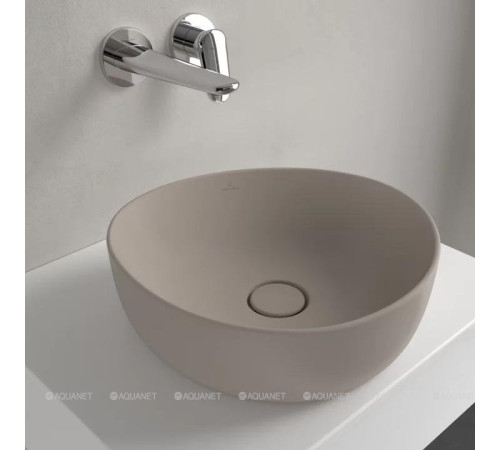 Раковина накладная Villeroy & Boch Antao 400x395x145 мм цвет Almond 4A7240AM