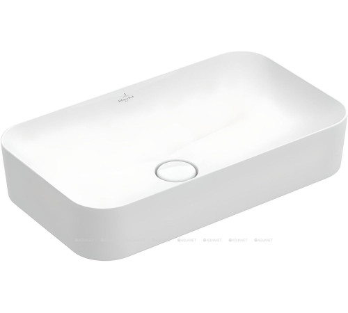 Раковина накладная Villeroy & Boch Finion 600x350 мм CeramicPlus 414361R1