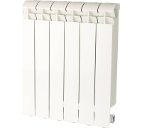 Радиатор алюминиевый Global VOX-R 500 6 секций боковое подключение белый RAL 9010 VX05001006