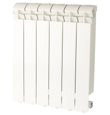 Радиатор алюминиевый Global VOX-R 500 6 секций боковое подключение белый RAL 9010 VX05001006