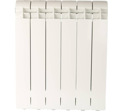 Радиатор алюминиевый Global VOX-R 500 6 секций боковое подключение белый RAL 9010 VX05001006