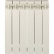 Радиатор биметаллический Global STYLE PLUS 500 6 секций боковое подключение белый RAL 9010 STP05001006
