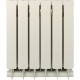 Радиатор биметаллический Global STYLE PLUS 500 6 секций боковое подключение белый RAL 9010 STP05001006
