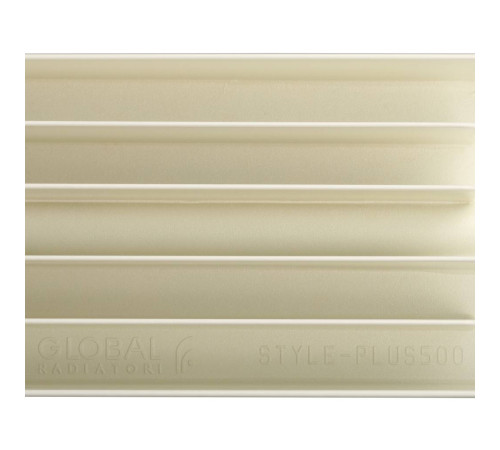 Радиатор биметаллический Global STYLE PLUS 500 6 секций боковое подключение белый RAL 9010 STP05001006